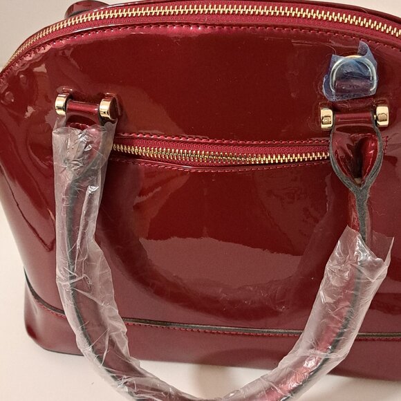 Stauer Red Patent Leather Purse NWOT - Picture 6 of 16